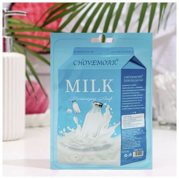 Chovemoar Moisturizing face mask with Milk Moisturizing Mask